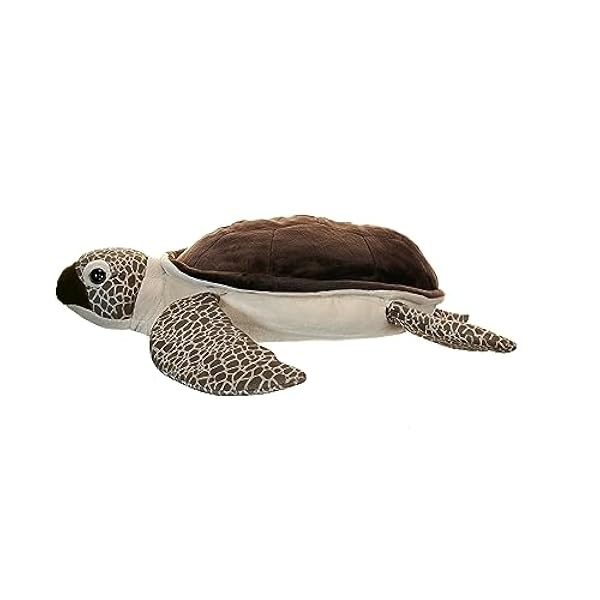 Wild Republic 17381 19332 Jumbo pluche schildpad, groot knuffeldier, knuffeldier, Cuddlekins, 76 cm